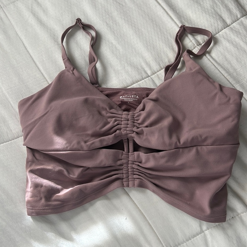 athleta cropped tank/sports bra